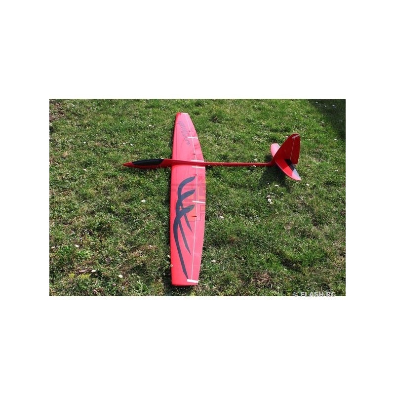 RC-Segelflugzeuge - Dorado Full Carbon ca.2.34m rot & schwarz RCRCM - FLASH RC