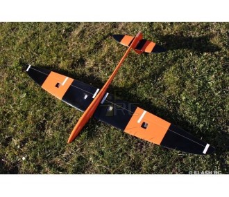 Alianti RC - Sunbird tutta fibra circa 1,50m arancione RCRCM - FLASH RC 2