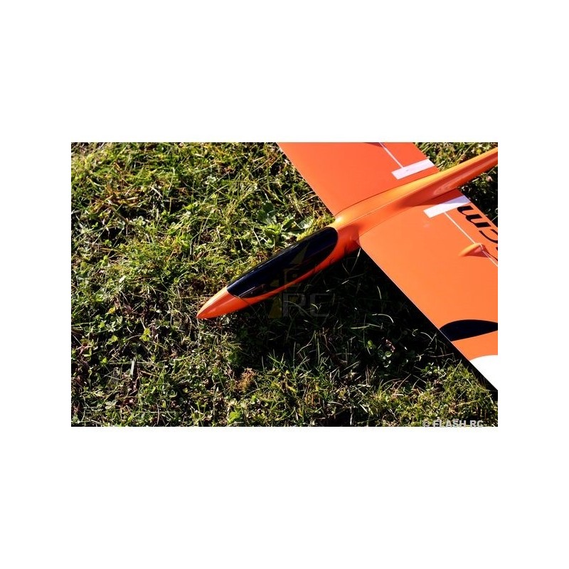 Planeadores RC - Sunbird todo fibra aprox.1.50m naranja RCRCM - FLASH RC