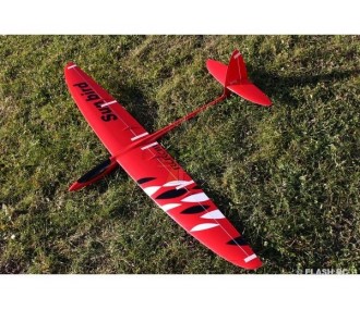 Planeadores RC - Sunbird Full Carbon aprox.1.50m rojo RCRCM - FLASH RC