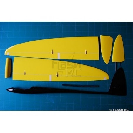 RC Gliders - Sunbird Full Carbon approx.1.50m white & red RCRCM - FLASH RC