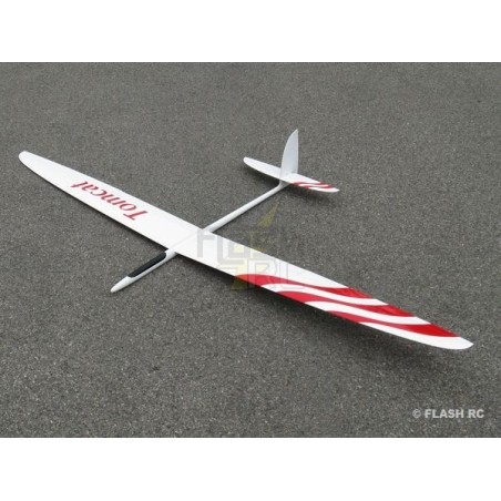 RC Gliders - Tomcat all fiber approx.2.60m white & red RCRCM - FLASH RC