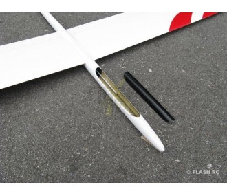 Planeadores RC - Tomcat todo fibra aprox.2.60m blanco y rojo RCRCM - FLASH RC 2