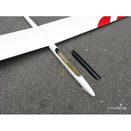 Planeadores RC - Tomcat todo fibra aprox.2.60m blanco y rojo RCRCM - FLASH RC