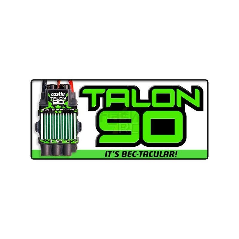 Brushless - Castle Creations TALON 90A 3-6S BEC 9A - FLASH RC
