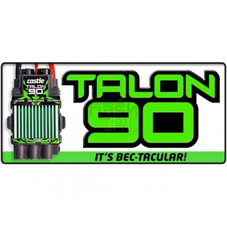Brushless - Castle Creations TALON 90A 3-6S BEC 9A - FLASH RC
