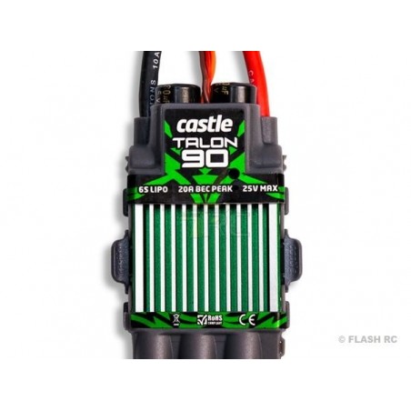 Brushless - Castle Creations TALON 90A 3-6S BEC 9A - FLASH RC