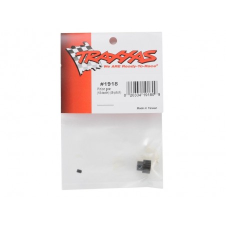 Ersatzteile RC-Cars - Traxxas Motorritzel Stahl 18 Zähne 48 DPS 1918 - FLASH RC