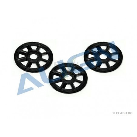 T-REX 450 XL, S, SE V2 - HS1219QAT - Couronne principale 150 dents M0.5 (3 pcs) - TREX 450 Align - FLASH RC