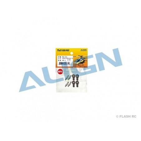 T-REX 450 PRO/DFC - H45182A - Chapes + biellettes DFC - TREX 450 DFC Align - FLASH RC