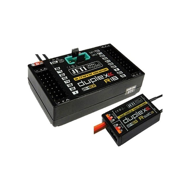 JETI - Récepteur R18 EPC Duplex EX 2,4GHz Jeti 18 Voies + 1 SAT - FLASH RC