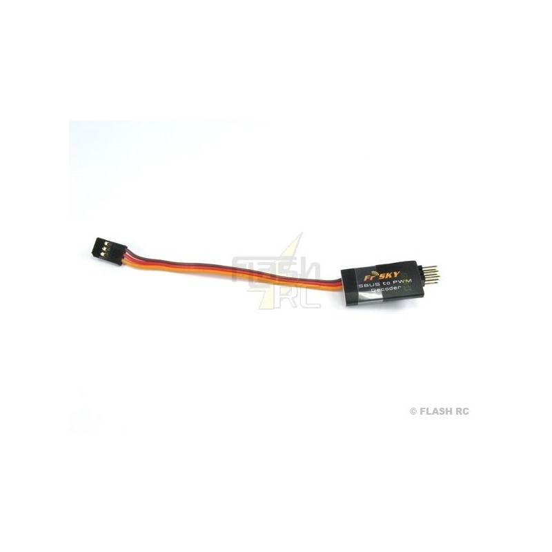 SBUS Futaba accessories and connectors - SBUS->PWM Decoder 4 Servos Frsky - FLASH RC