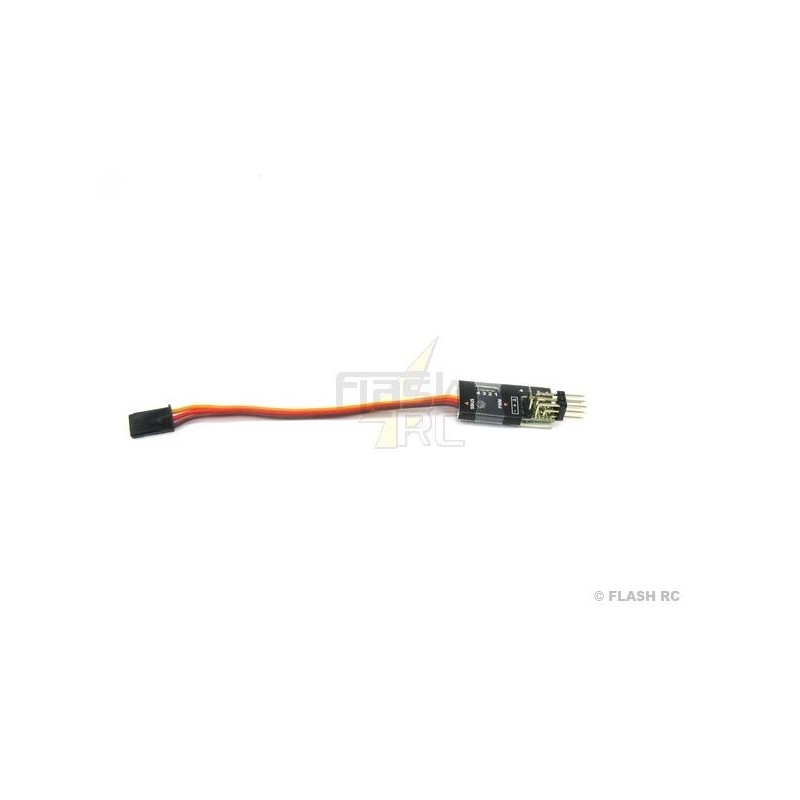 SBUS Futaba accessoires et connectique - Décodeur SBUS->PWM 4 Servos Frsky - FLASH RC