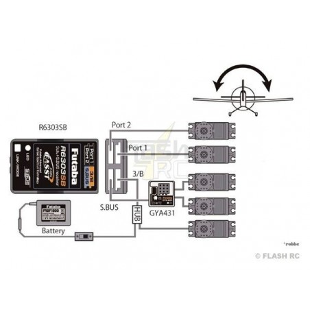 Empfänger R6303SB SBUS 2.4Ghz Futaba