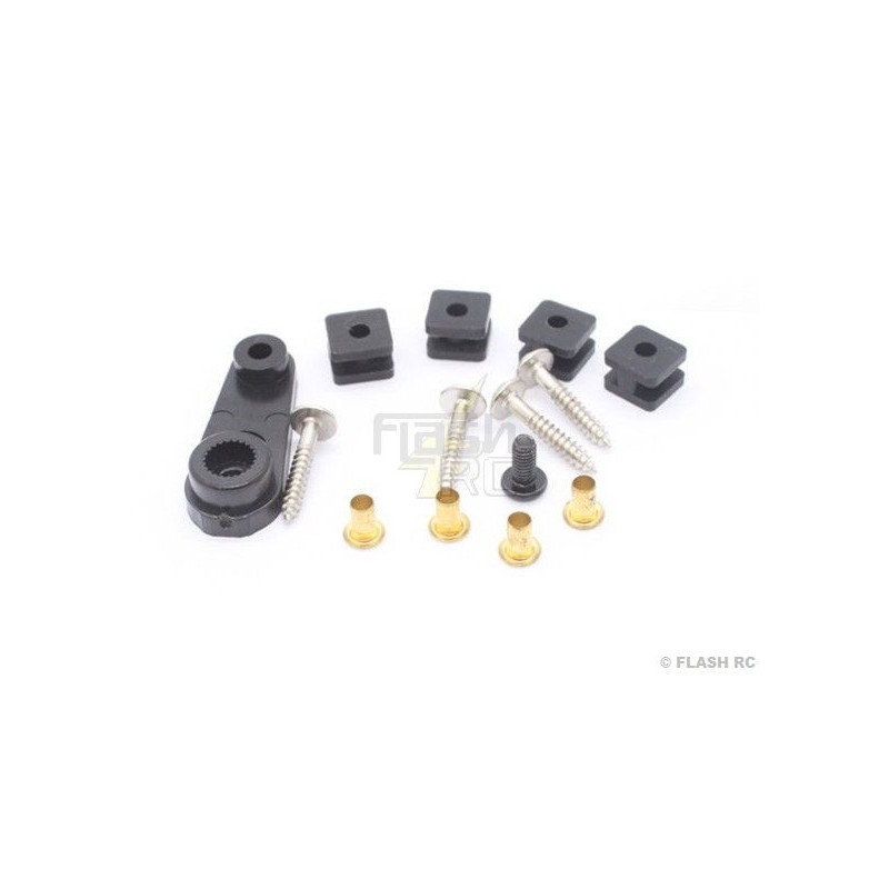 Servos - Analoges Mini-Servo EMAX ES3005 MG Waterproof (42g, 12kg/cm, 0.14s/60°) - FLASH RC