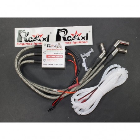 Boitiers d'allumage et accs. - Allumage tri-cylindre radial type pour bougies 1/4 32 120° RCEXL - FLASH RC