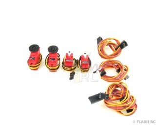 Pièces électroniques et accessoires électroniques - Set de Servos pour SOLIUS Multiplex - FLASH RC