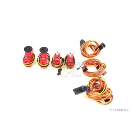 Pièces électroniques et accessoires électroniques - Set de Servos pour SOLIUS Multiplex - FLASH RC