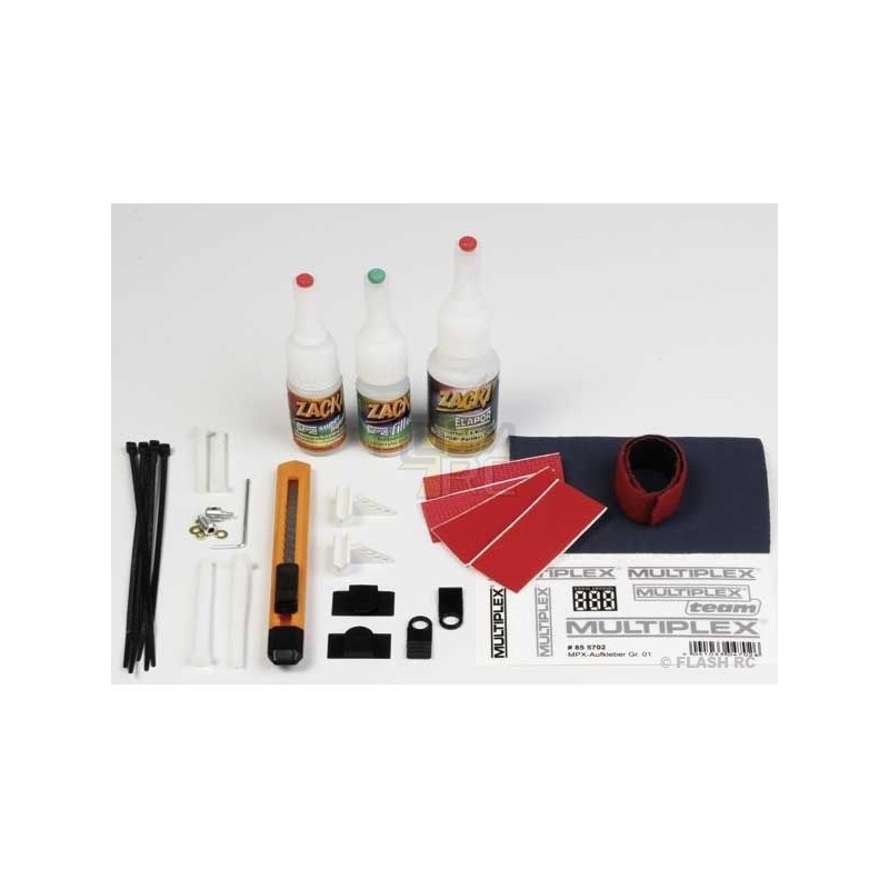 Cyano Elapor/Epp/Bois - Caja de servicio para modelos Multiplex - FLASH RC