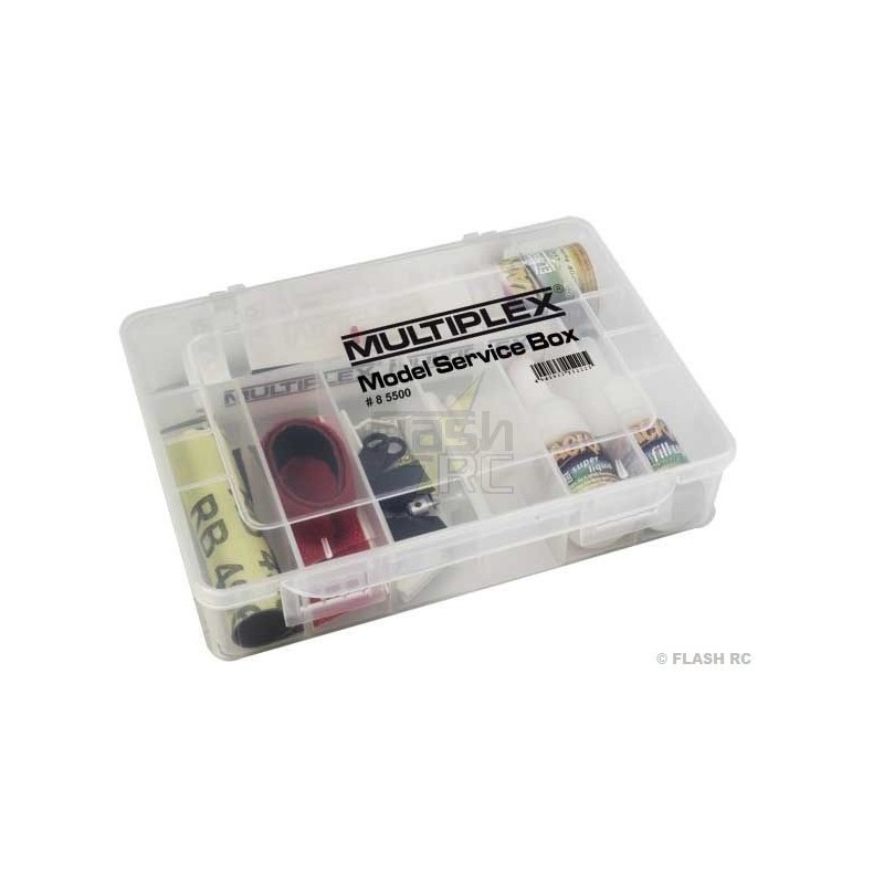 Cyano Elapor/Epp/Bois - Cassetta di servizio per modelli Multiplex - FLASH RC