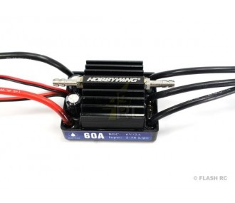 Contrôleurs bateaux RC - Controleur Brushless bateau SeaKing 60A V3.1 HOBBYWING - FLASH RC