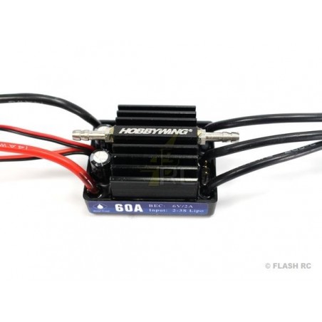RC Boat Controllers - Brushless Boat Controller SeaKing 60A V3.1 HOBBYWING - FLASH RC