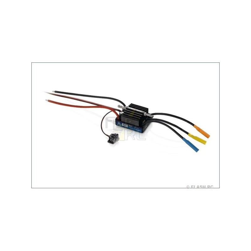 Controller RC Boote - Brushless Controller Boot SeaKing 60A V3.1 HOBBYWING - FLASH RC