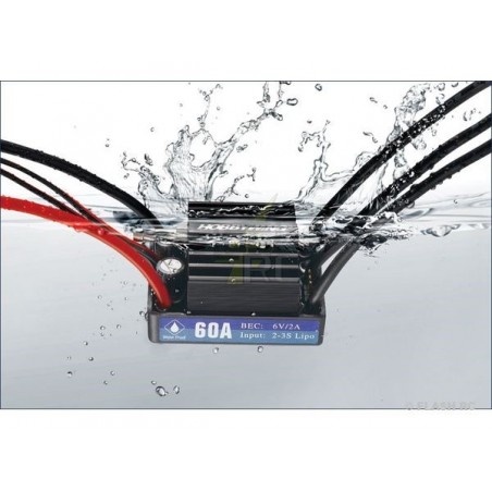 RC Boat Controllers - Brushless Boat Controller SeaKing 60A V3.1 HOBBYWING - FLASH RC