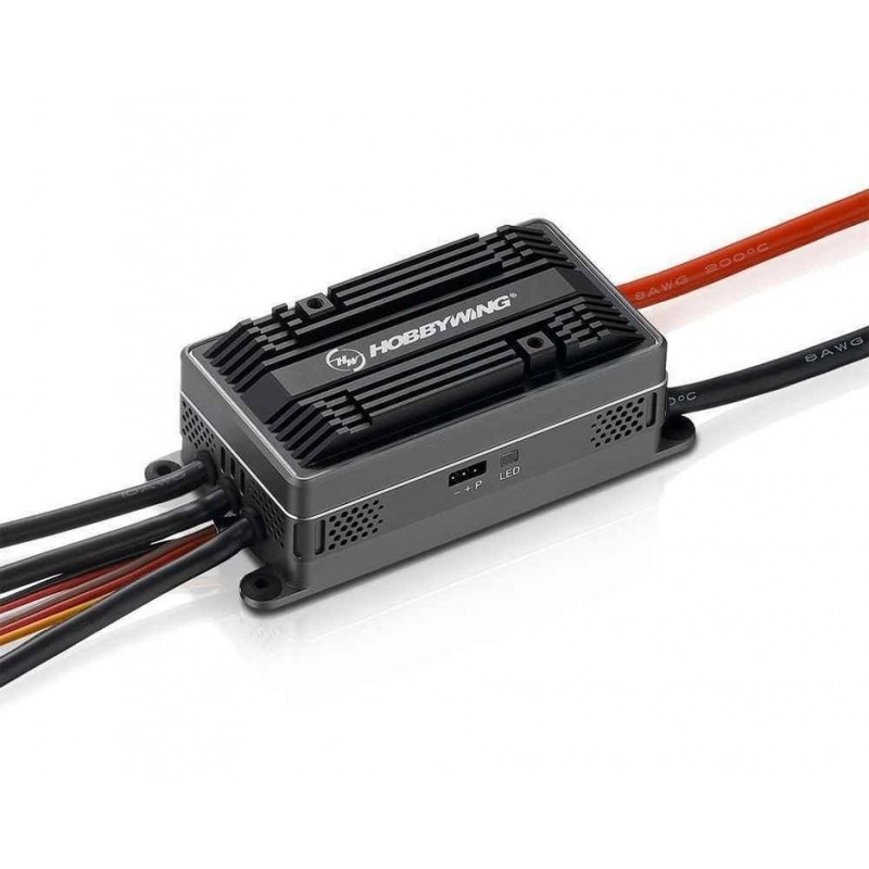 Brushless - Brushless Controller 6-14S 200A-HV SBEC Platinum Pro V4.1 HOBBYWING - FLASH RC