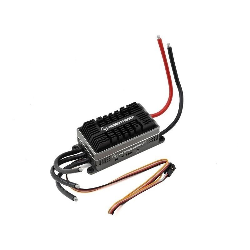 Brushless - Regolatore senza spazzole 6-14S 200A-HV SBEC Platinum Pro V4.1 HOBBYWING - FLASH RC