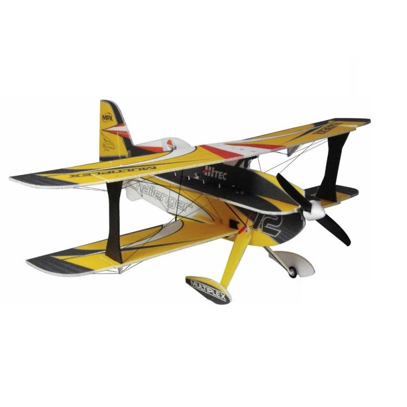 RC Indoor Flugzeuge - Multiplex Challenger gelb/schwarz KIT ca.0.85m - FLASH RC