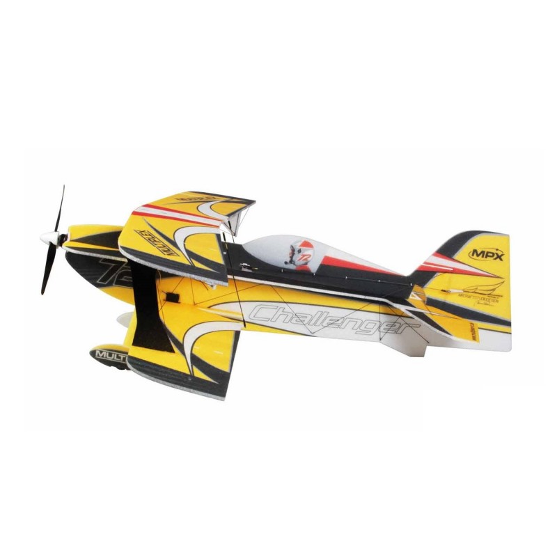 Aviones RC Indoor - KIT Multiplex Challenger amarillo/negro aprox.0.85m - FLASH RC