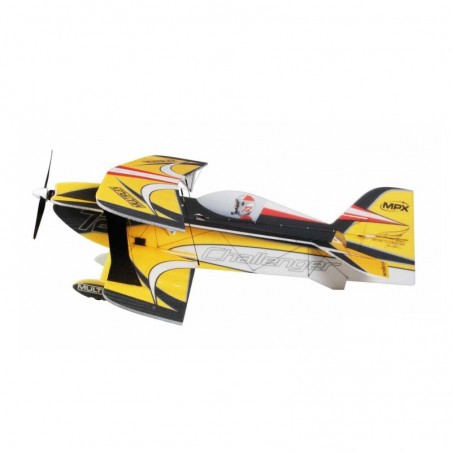 Multiplex Challenger jaune/noir KIT env.0.85m - FLASH RC