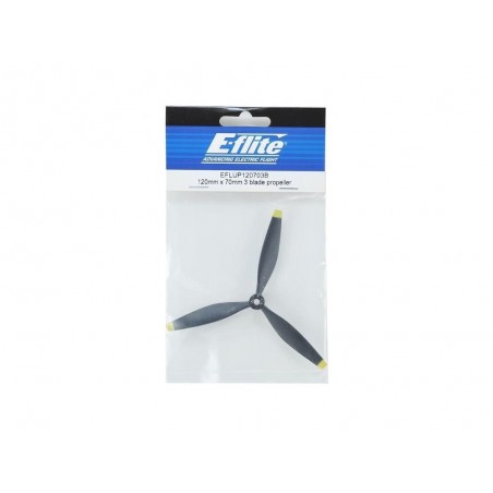 Motors and motor accessories for kits - E-Flite 120 x 70mm three-blade propeller EFLUP120703B - FLASH RC