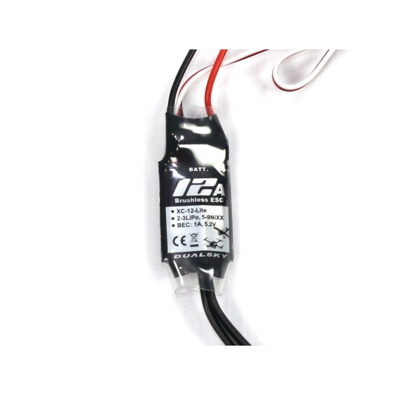 Brushless - Controleur Brushless 12A XC-12-Lite Dualsky - FLASH RC