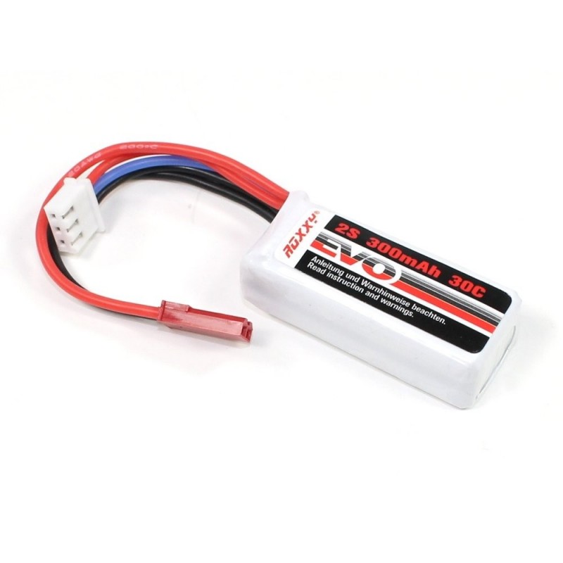 Propulsion batteries RC aircraft - Accu Lipo ROXXY EVO 2S 300mAh 30C - FLASH RC