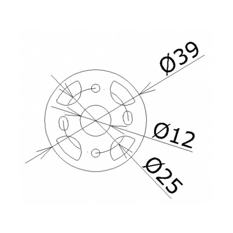 Brushless motor torques - Fiber torque diam. 39mm TopmodelCZ - FLASH RC