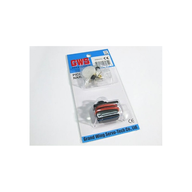 Servo micro GWS Mini F BB - Prise Futaba (26g, 2.8kg/cm, 0.15s/60°)