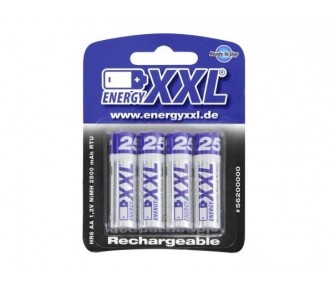Batteries - Pack 4 batteries 2500mAh (AA/LR6) Energy XXL - FLASH RC