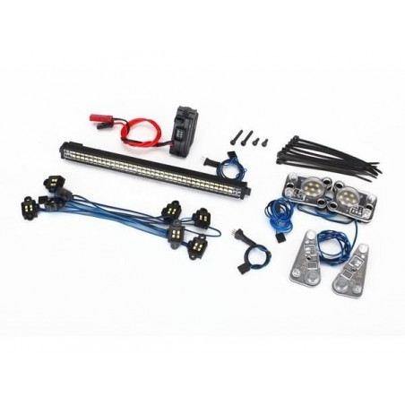 Ersatzteile RC-Cars - Traxxas LED-Beleuchtungskit komplett mit Netzteil 3V 0.5A - FLASH RC
