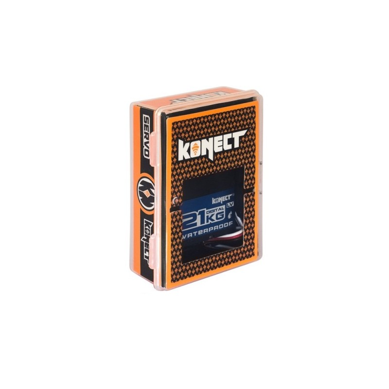 Servos - Servo estándar Konect 2113LVWP MG (58g, 21kg/cm) - FLASH RC