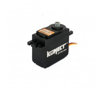 Servos - Servo estándar Konect 2116LVWP MG (58g, 20kg/cm) - FLASH RC