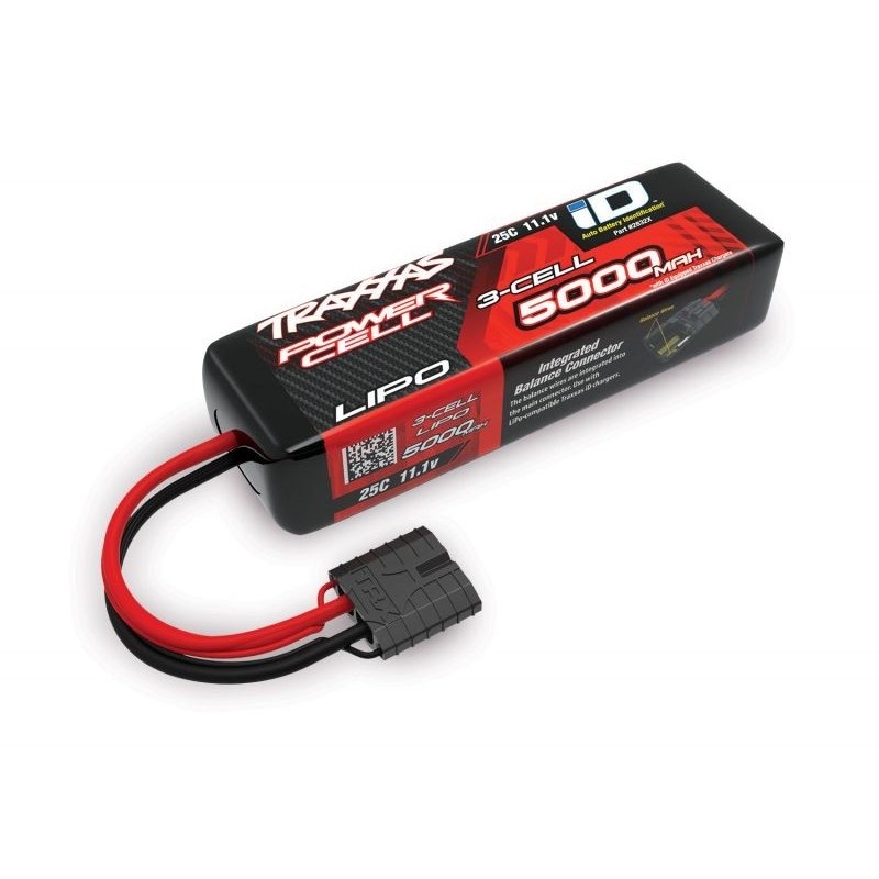Batterien für RC-Autos und Boote - Traxxas Lipo Akku 11.1V 3S 5000mAh COURT 25C ID 2832X - FLASH RC