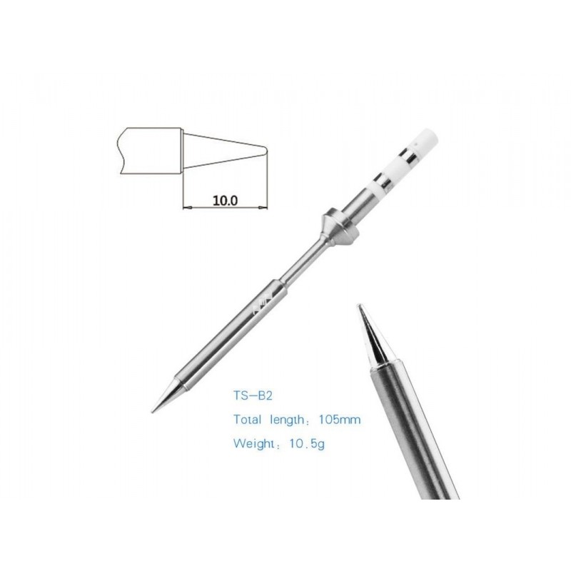 Panne en pointe 10mm (TS-B2) pour fer à souder TS100/SQ-001 - FLASH RC