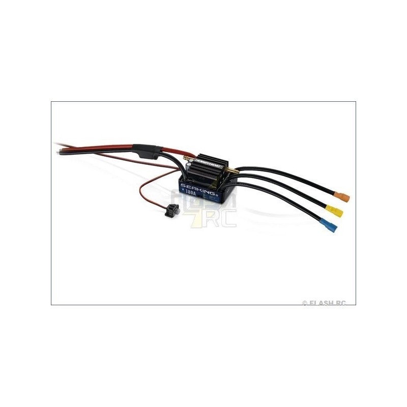 Controllori per barche RC - Controllore per barche senza spazzole SeaKing 180A V3 CTP HOBBYWING - FLASH RC