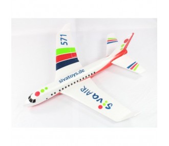 RC Model Aircraft - Airplane 571 hand launched red Siva approx.0.49m - FLASH RC