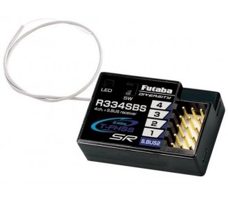 2.4GHz S-FHSS/FHSS/T-FHSS FUTABA - R334SBS T-FHSS 2.4GHZ Receiver Futaba - FLASH RC