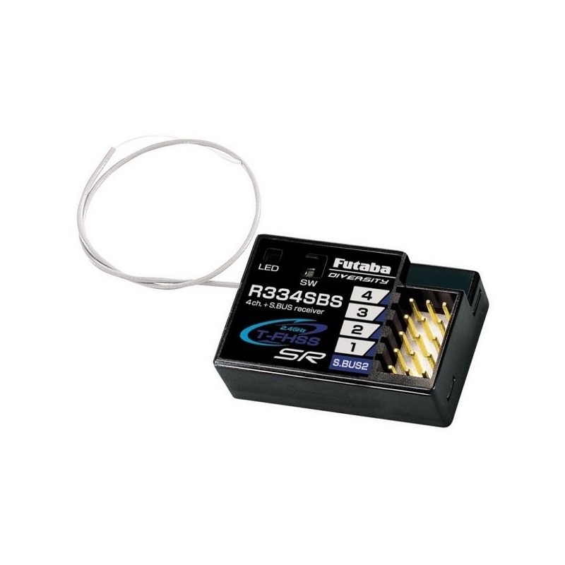 2.4GHz S-FHSS/FHSS/T-FHSS FUTABA - Empfänger R334SBS T-FHSS 2.4GHZ Futaba - FLASH RC