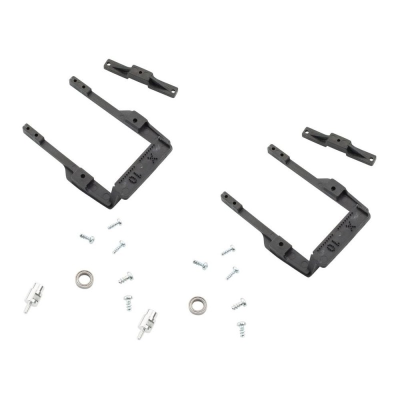 Präzisionsservohalterungen - Halterungen (1 Paar) Servo KST X10 / MKS 6125 mit Lager - FLASH RC
