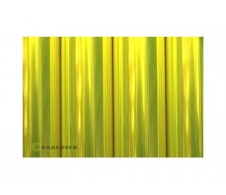 Heat-shrinkable covering - ORACOVER yellow fluo transparent 2m - FLASH RC